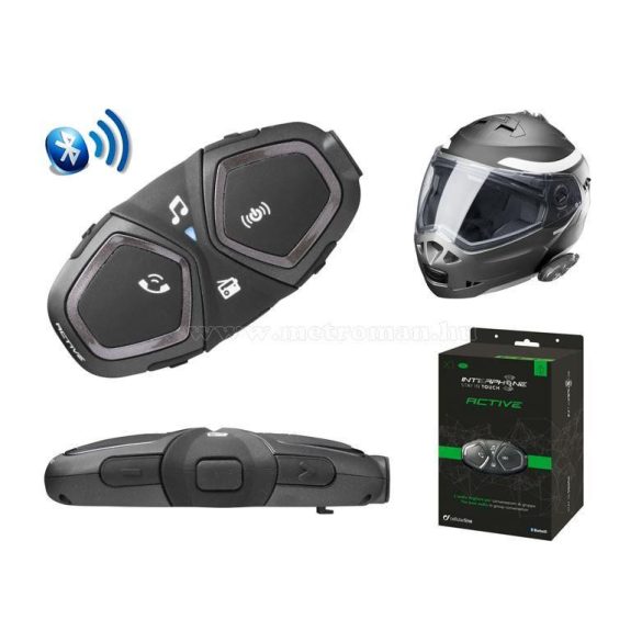 Interphone Active motoros Bluetooth kihangosító Headset Single Pack 