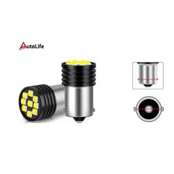 Autós LED izzó 9 SMD LED-del fehér BA15S9SMD1156F