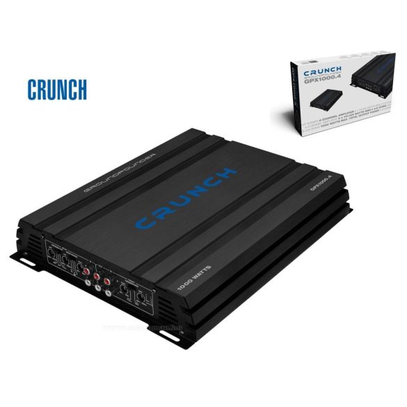 CRUNCH 4 csatornás autós erősítő 4X70W GPX1000.4