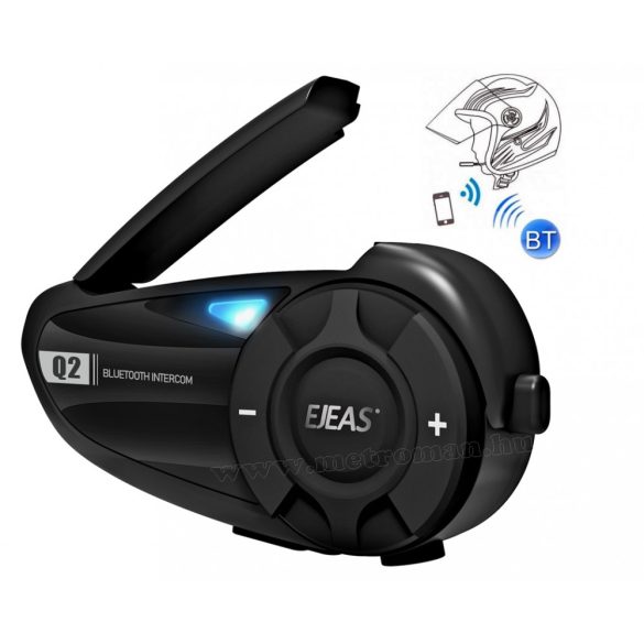 Motoros sisak kihangosító Bluetooth headset és intercom EJEAS Q2-BT