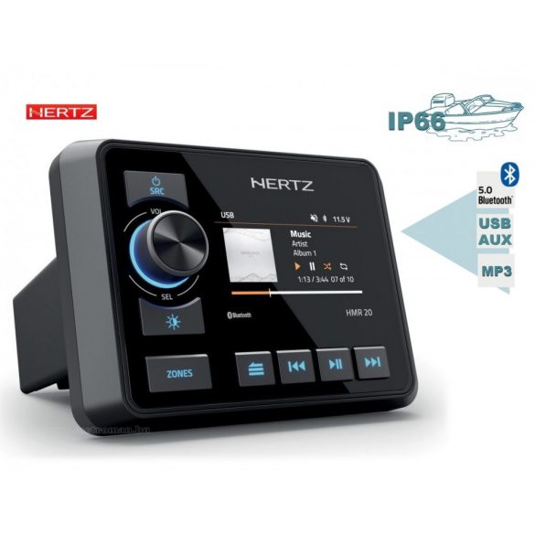 Bluetooth MP3 Hajó rádió digitális médialejátszó Hertz HMR20