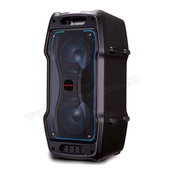 AIWA KBTUS-400 Hordozható Bluetooth Party Karaoke hangfal, Karaoke szett vezeték nélküli mikrofonnal