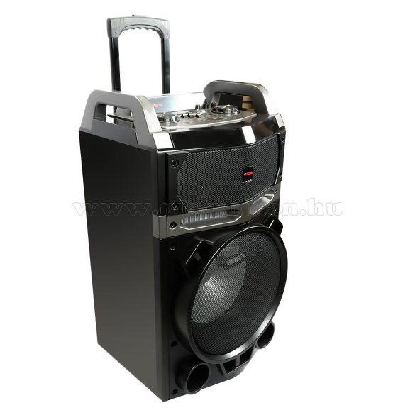 AIWA KBTUS-700 Hordozható Bluetooth Party Karaoke hangfal, Karaoke szett vezeték nélküli mikrofonnal
