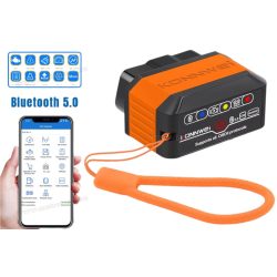   ELM327 OBD2 autós hibakód olvasó törlő műszer Konnwei KW905 Bluetooth 5.0