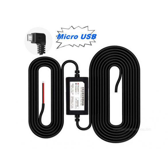 Beépíthető 12 V micro USB töltő M05804