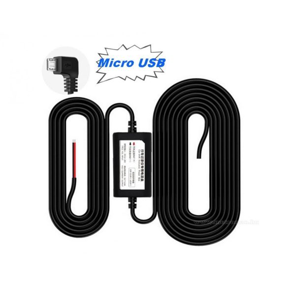 Beépíthető 12 V micro USB töltő M05804