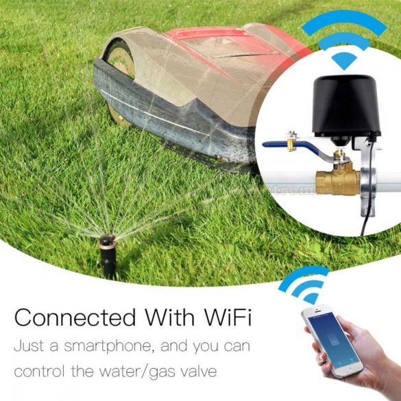 Smart Wifi távirányítású elektromos víz és gázcsap elzáró M0660-TUYA