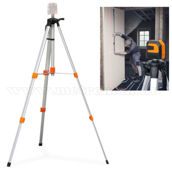 Háromlábú állvány mérőműszerekhez, tripod, max. 110 cm 10052