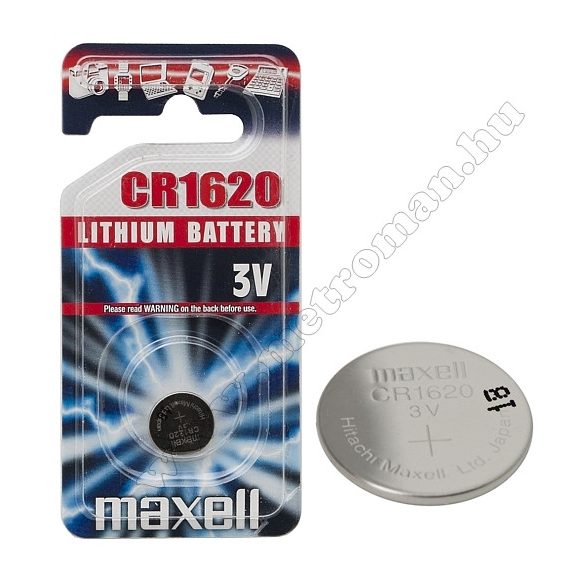 Lítium gombelem MAXELL CR1620