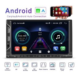   Android multimédiás autórádió fejegység GPS-el 7" LCD monitorral 2DIN M3066BT-GPS