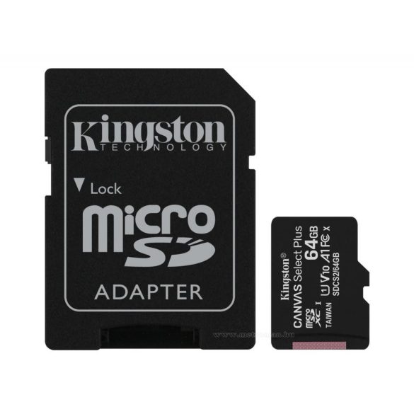 Memória kártya nagysebességű 64 GB micro SDXC - Class 10 M46351