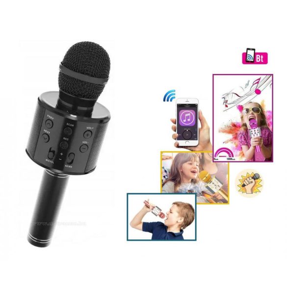 Vezeték nélküli Bluetooth karaoke hangszóró és mikrofon M8995BT