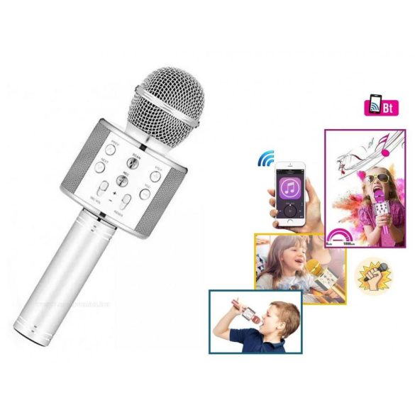 Vezeték nélküli Bluetooth karaoke hangszóró és mikrofon M8997BT