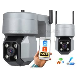   Vezeték nélküli Kültéri SD DVR Wifi IP Android iPhone megfigyelő kamera MCAM33-5MP-PTZ WIFI TuyaSmart