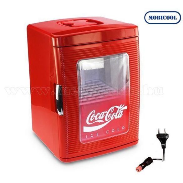 Mobicool Termoelektromos 23 literes mini hűtő COCA-COLA MINI FRIDGE 25 AC/DC