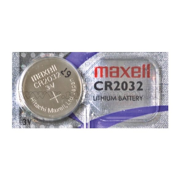 Lítium gombelem 3 V-os MAXELL CR2032