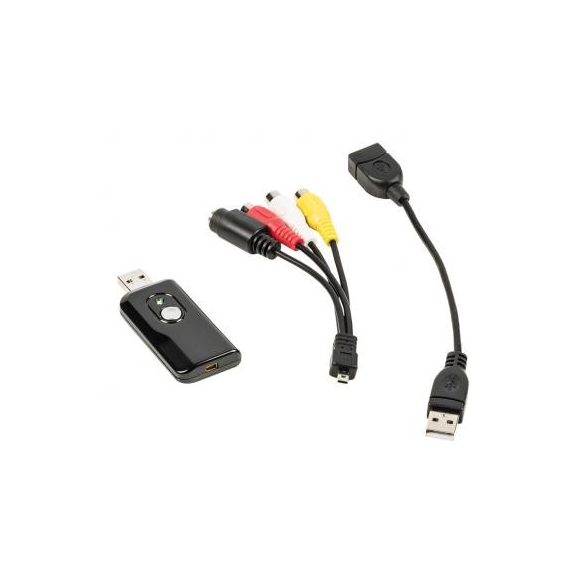 USB 2.0 Audio / video digitalizáló, rögzítő, König CSUSBVG100