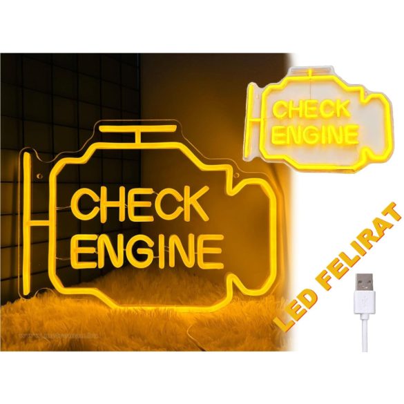 Check Engine LED világító tábla MD135