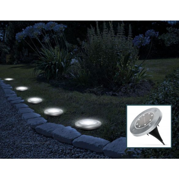 Napelemes leszúrható LED lámpa készlet 4db-os csomag MD50J-SOLAR