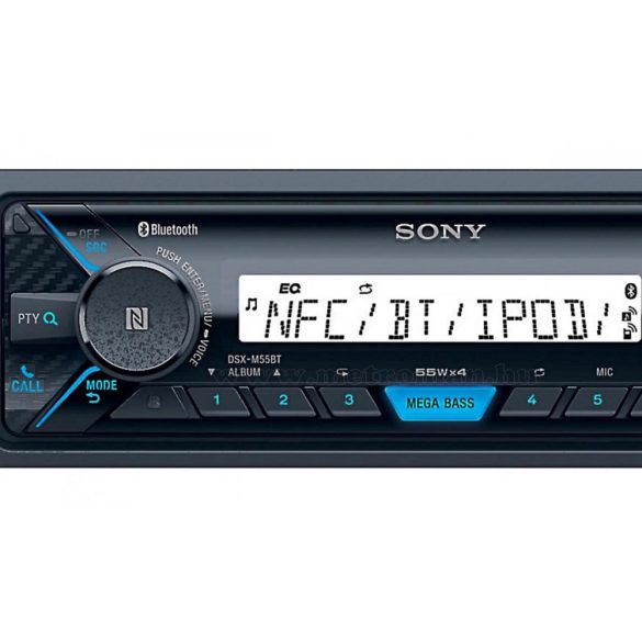 Hajó USB/MP3/Bluetooth rádió, Sony DSX-M55BT