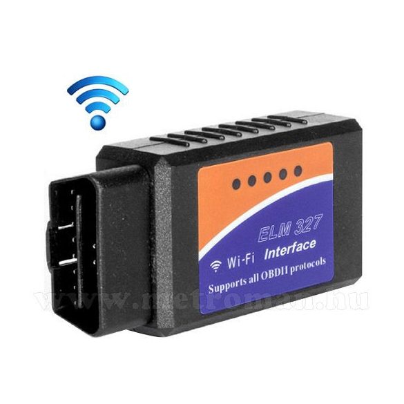 OBD2 WIFI autó diagnosztikai műszer, hibakód olvasó/törlő Mlogic ELM327 WIFI