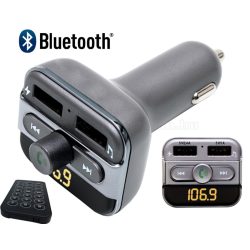   USB/SD MP3 FM transzmitter és Bluetooth kihangosító és zenelejátszó FMBT PRO