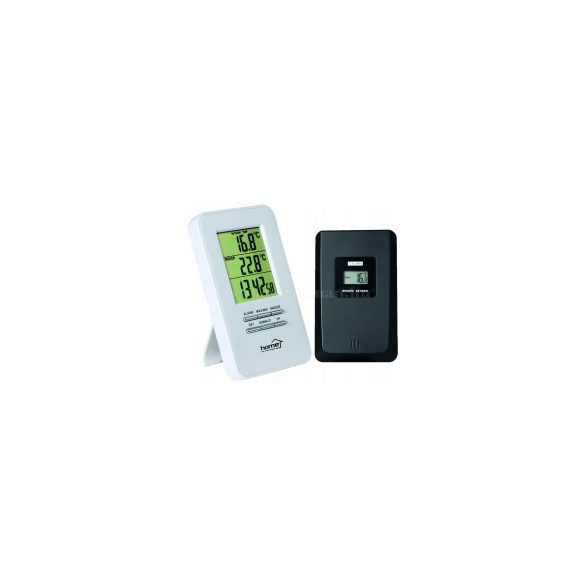 Vezeték nélküli külső-belső hőmérő ébresztőórával HC-11
