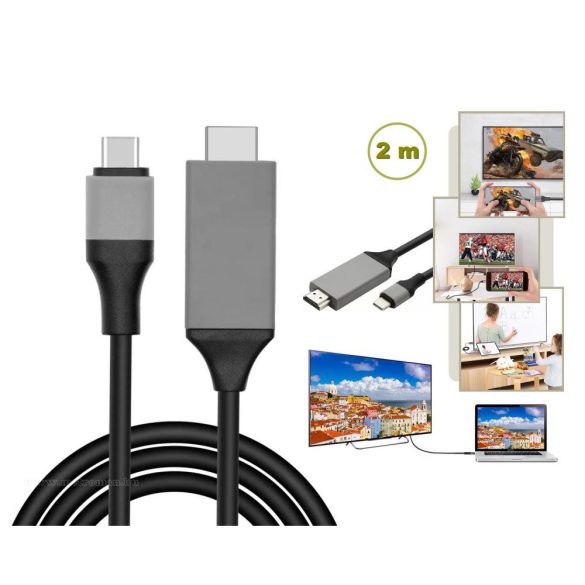 USB-C-HDMI 4K adapter kábel MHD412M