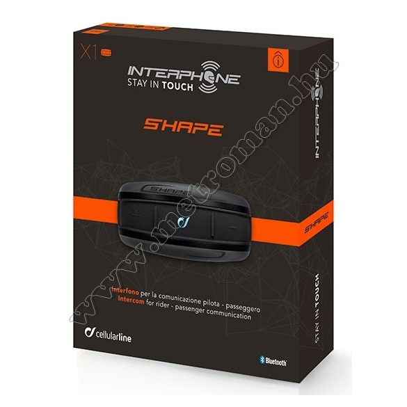 Motoros Bluetooth kihangosító és headszett, Interphone SHAPE Twin Pack