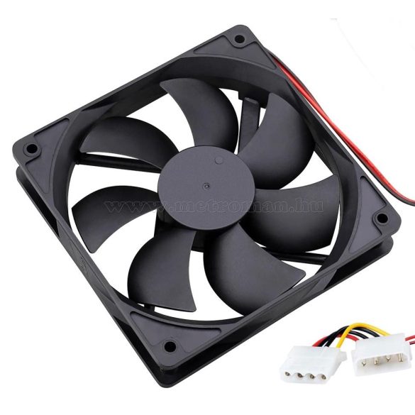 Műszer és PC ventilátor 120x120 mm 12 Volt MK175-12V