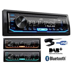   Digitális DAB rádiós USB MP3 Bluetooth Autórádió JVC KD-X451DBT