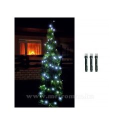  Karácsonyi kültéri LED égősor, Fényfüzér,  LED 108/WH Hideg fehér