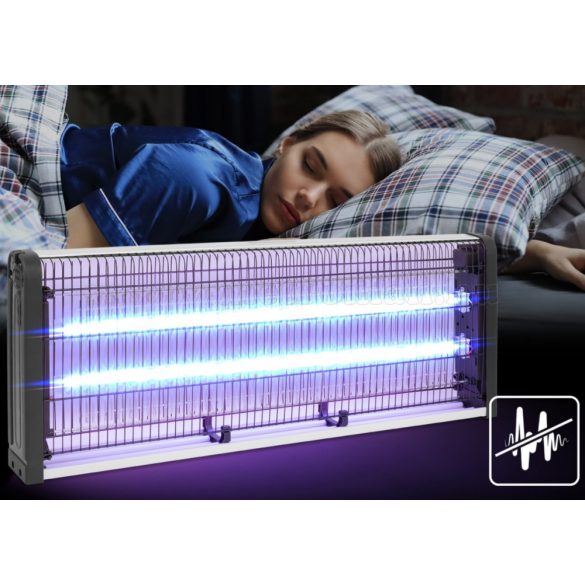 Nagyméretű elektromos szúnyog és rovarölő lámpa, rovarcsapda UV fénnyel MLG-D40W-UV