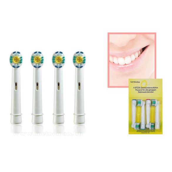 3D-s fogkefe fej Oral-B elektromos fogkeféhez, 4 db-os M0277