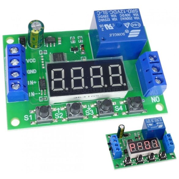 Univerzális multifunkciós időzítő relé modul MM0552