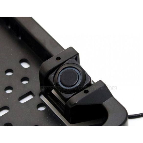 Autós univerzális rendszámtábla tolatókamera és tolatóradar LCD monitorral Mlogic MM4822LED-MR43