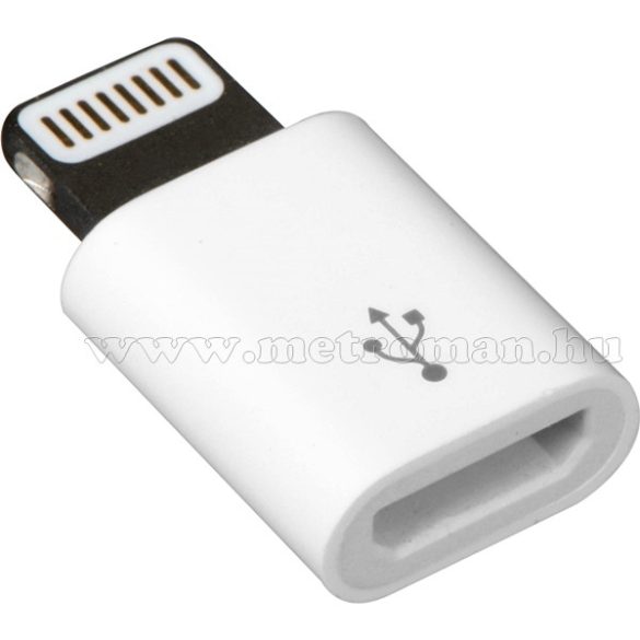 Micro USB / iPhone töltő és adatkábel adapter M849