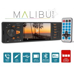   Bluetooth multimédiás autórádió fejegység 4"-os LCD monitorral MNC Malibu BT