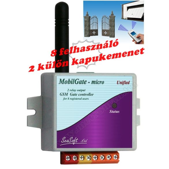 GSM kapunyitó távirányító MobilGate-Micro