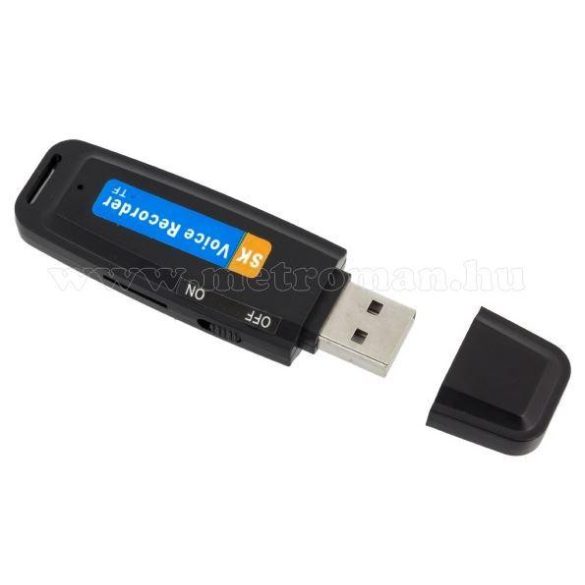 Mini Diktafon Hangrögzítő Kártyaolvasó Pendrive formájú MK288A