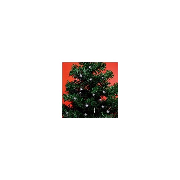 Karácsonyi, elemes LED égősor, mini Fényfüzér, MLC 58/WH Hideg Fehér