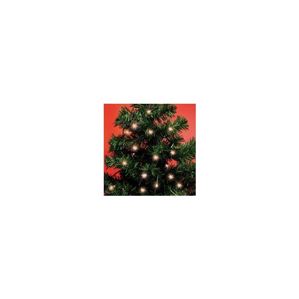 Karácsonyi, elemes LED égősor, mini Fényfüzér, MLC 58/WW Meleg Fehér