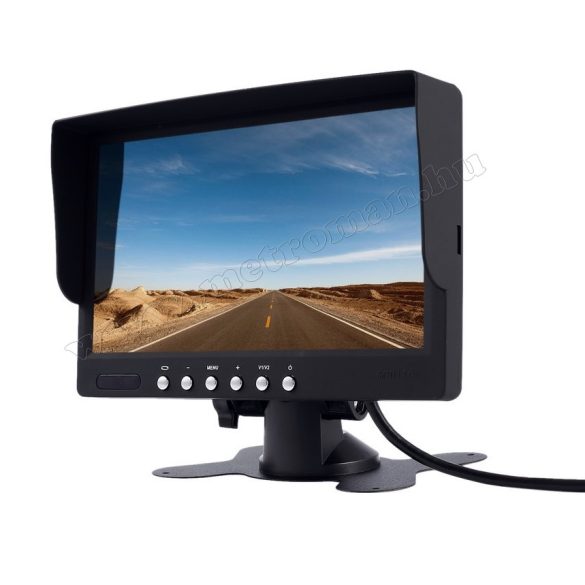 Autós 7" LCD monitor tolatókamerához Mlogic MM-0002