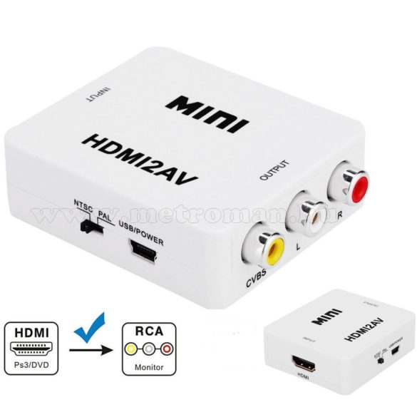 HDMI / VIDEO Audió átalakító, konverter MM-0443