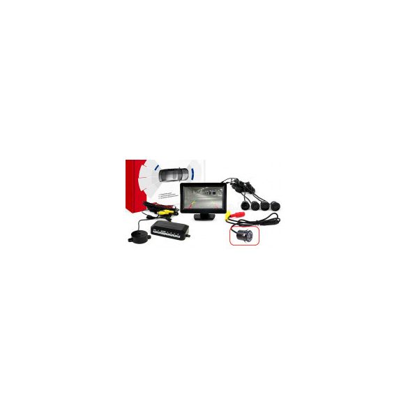 Tolatóradar és tolatókamera szett LCD monitorral MM2265-HD307