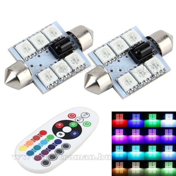 Autós Szofita RGB színváltós LED távirányítóval MM-2850 RGB