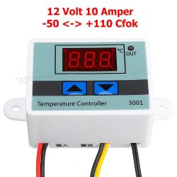   12 Voltos hőmérséklet kapcsoló -50 - +110 Cfok MM3001-12V