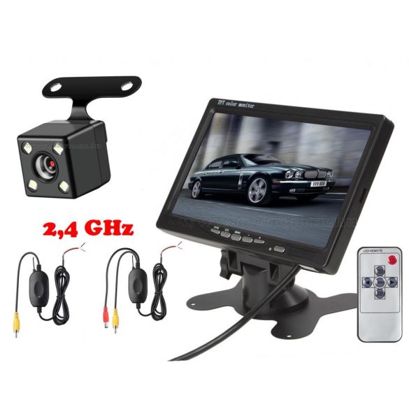 Vezeték nélküli tolatókamera szett 7"-os LCD monitorral MM-307NEW