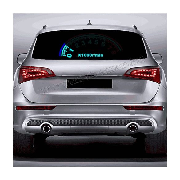 Autó Decor LED fényeffekt fólia hátsó ablakra MM5886