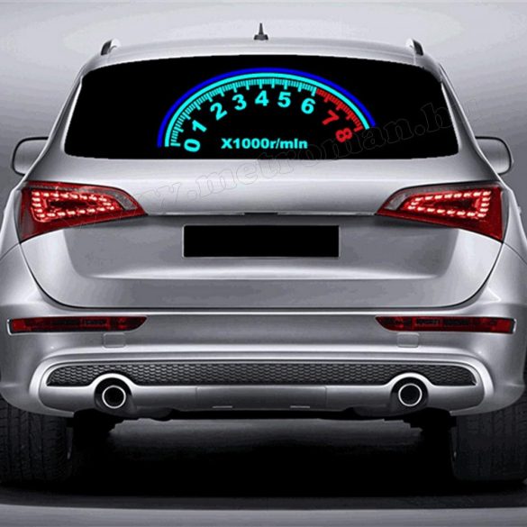 Autó Decor LED fényeffekt fólia hátsó ablakra MM5886